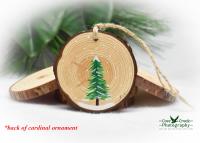 Handmade Northern Cardinal Christmas Ornament