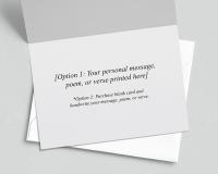 Personalized Greeting Card with Lakeside Photography 