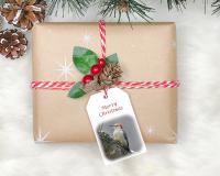 Handmade Snow Scene Christmas Gift Tags  