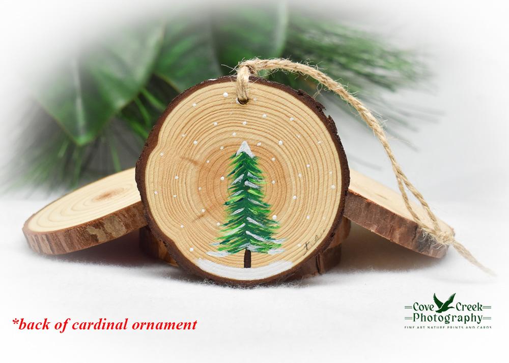 Handmade Northern Cardinal Christmas Ornament