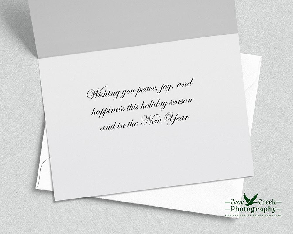 Handmade Nature Theme Bird in Flight Christmas Cards 