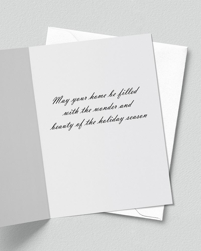 Holiday verse for a nature photography Christmas card at Cove Creek Photography.