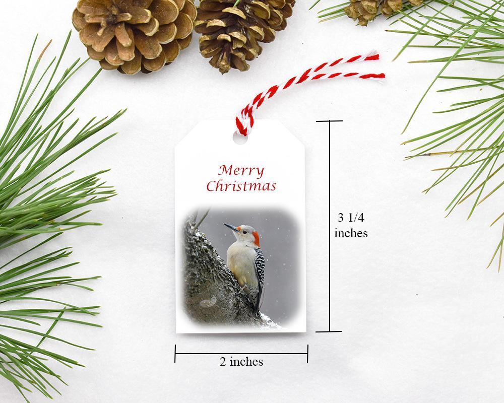 Handmade Snow Scene Christmas Gift Tags  